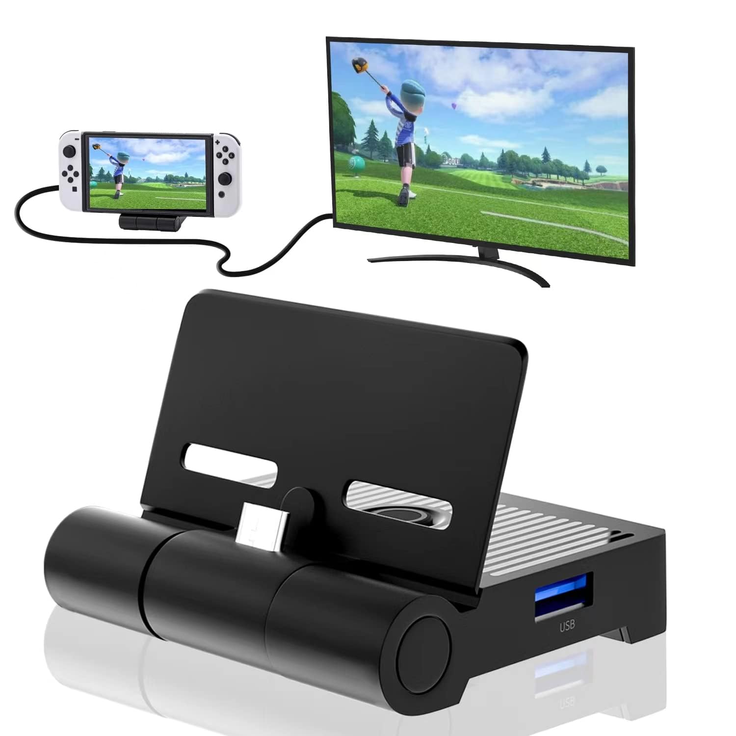 Amazon.com: Foldable Portable HDMI Docking Station with USB 3.0