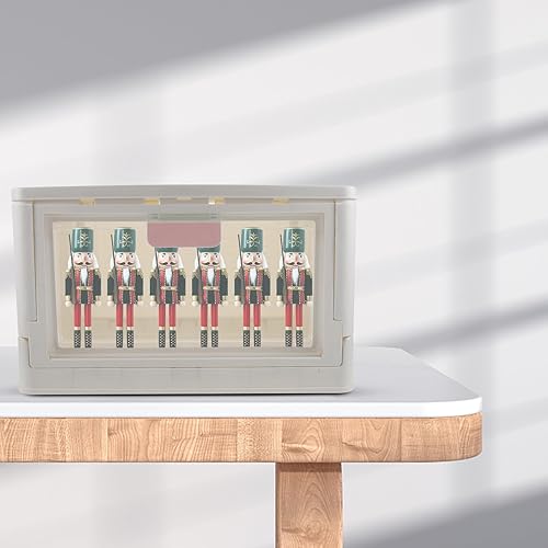 Miniatura 2 de Alipis Contenedores de caja para organizar contenedores plegables, contenedores plegables para juguetes para el hogar, contenedores de plástico para