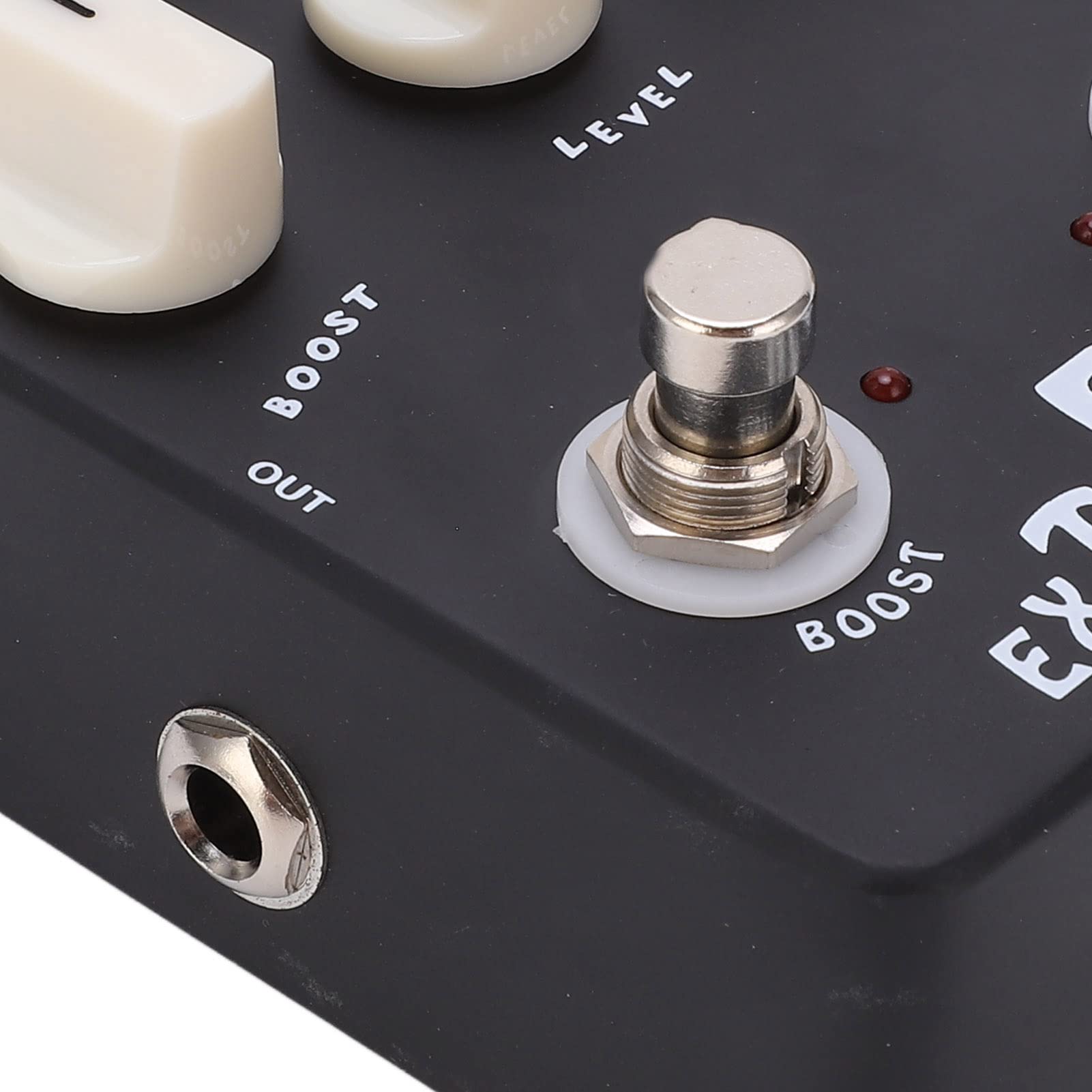 Pedale Effetto Distorsione in Metallo, EQ a 3 Bande Low Mid High Gain Pedale Distorsione Chitarra True Bypass Accessori Per Strumenti Musicali Per Effetto Chitarra Elettrica JF‑17