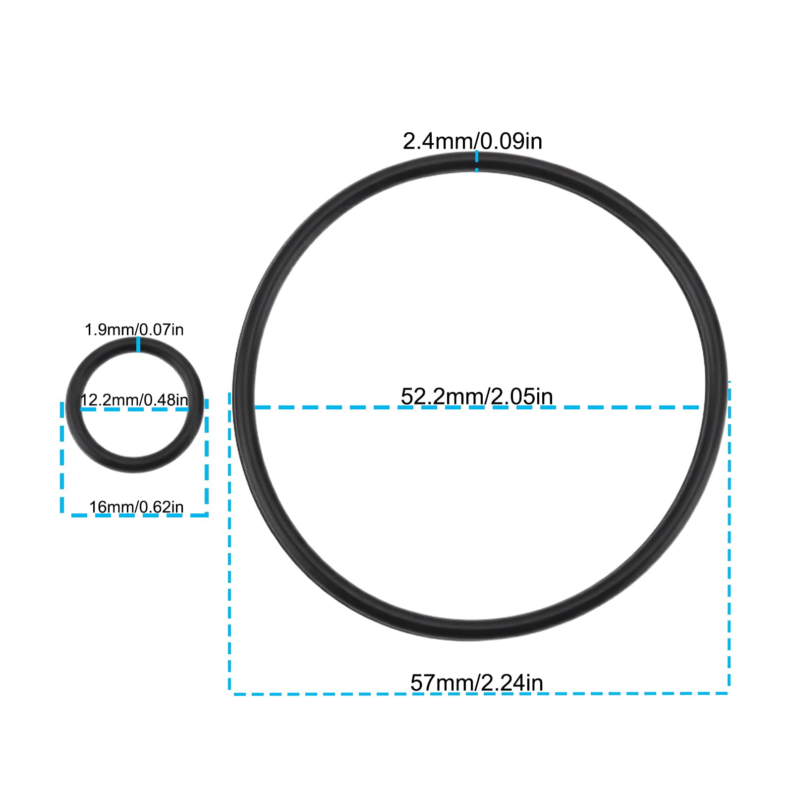 Amazon.com: Micro Traders 10pcs Oil Filter O-Rings 09280-54001-000