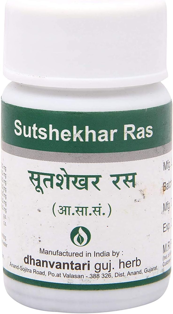 Dhanvantari Sutshekhar Ras - 60 Tablets