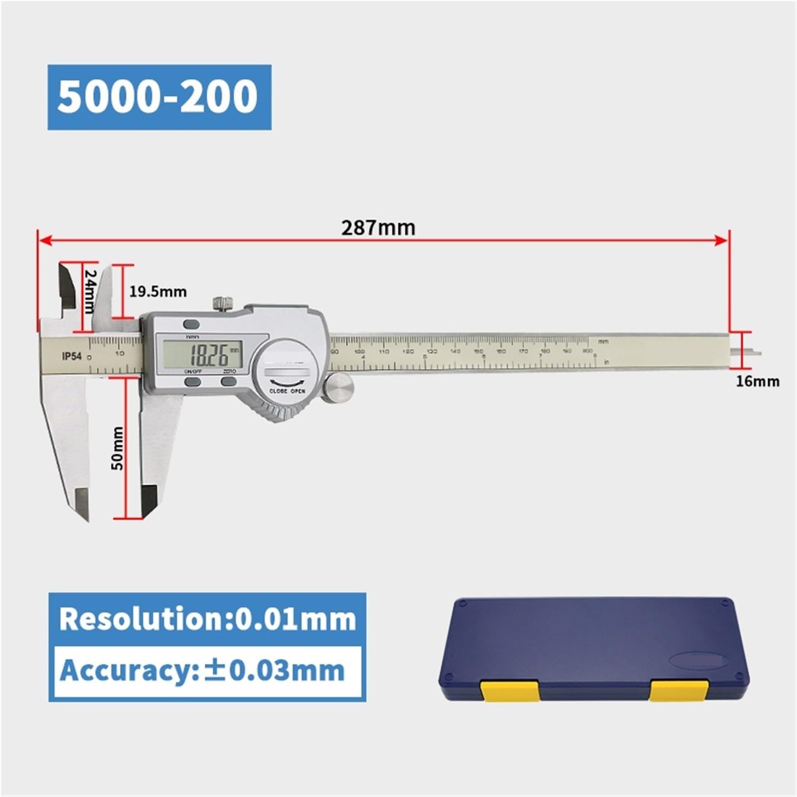 150mm 6-calowy cyfrowy suwmiarka elektroniczna miernik cyfrowy mikrometr narzędzia pomiarowe (0-200mm)