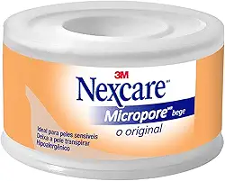 3M, Fita Micropore Nexcare, Bege - 25 mm x 4,5 m