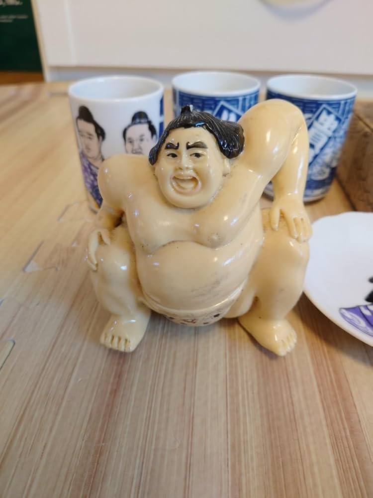 Amazon | 大相撲 コップお皿人形 貴乃花千代大海武双山栃東琴