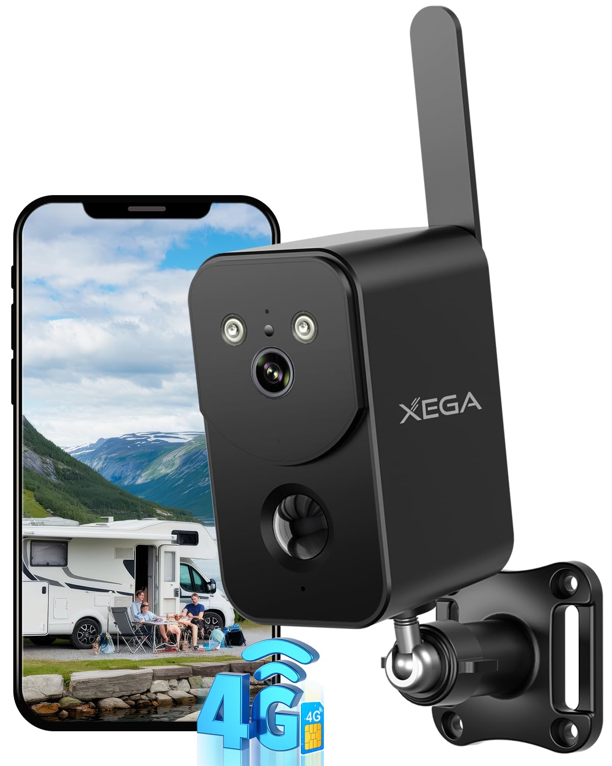 webcam 4g lte con batteria 10000mah waterproof
