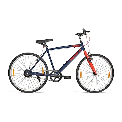 Vector 91 TopGun 26T Single Speed Hybrid Bike (Ideal for: 12+ Years, Brake: V Brake)