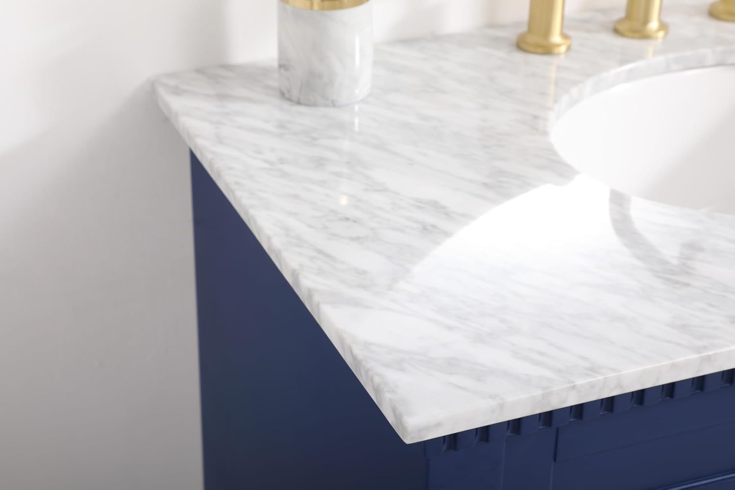 36 Single Bathroom Vanity, Soft-Close, Blue