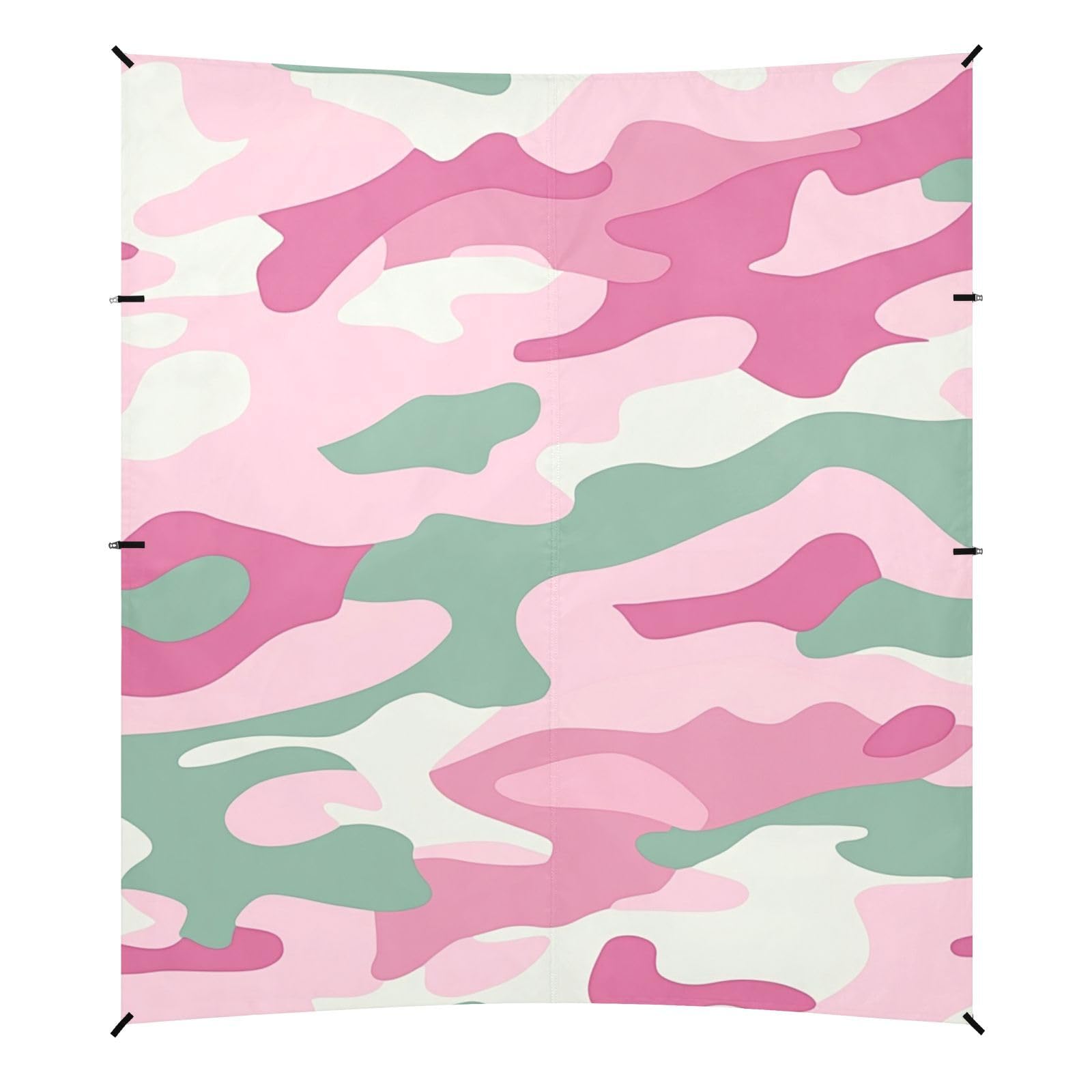 Mint Green Beach Cabana Tent UPF50 Easy Setup Portable Sun Shelter with Sand Shovel for Camping, Picnics, Backyard & Fishing