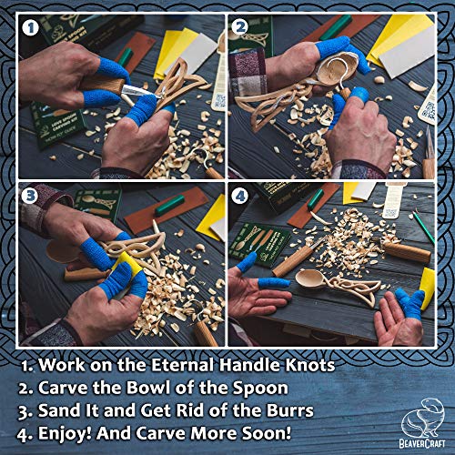 Beavercraft DIY04 Spoon Carving Kit - Wood Carving Whittling Hobby Kit For Adults And Teens thumb #4