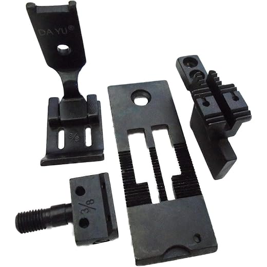 NGOSEW Double Needles Industrial Sewing Machine Gauge Set for Consew 332, 332R, 332R-1,Juki LH-515, 512, 513, 3128, Singerr 112G 112W 212W 212G, Brotherr LT B831,B872,B875,T-8720B. (1-3/8" : 35MM)