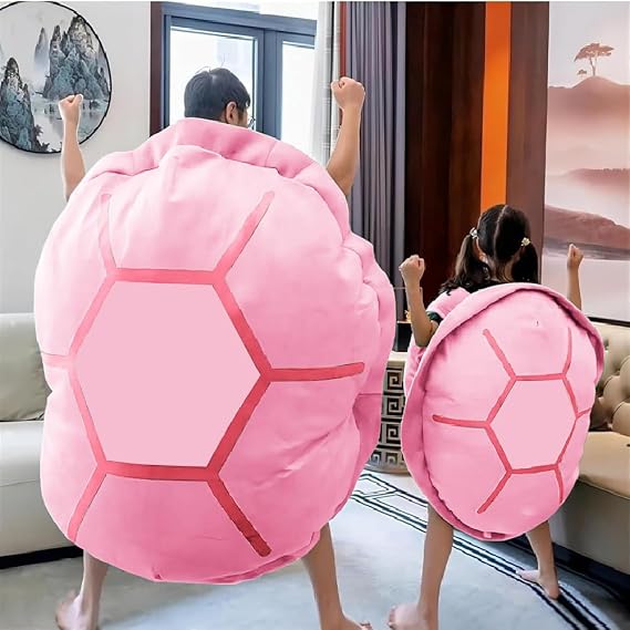 Wearable Turtle Shell Pillow, Oversized Stuffed Cushion, Decorative Tortoise Shell Design for Comfort and Fun