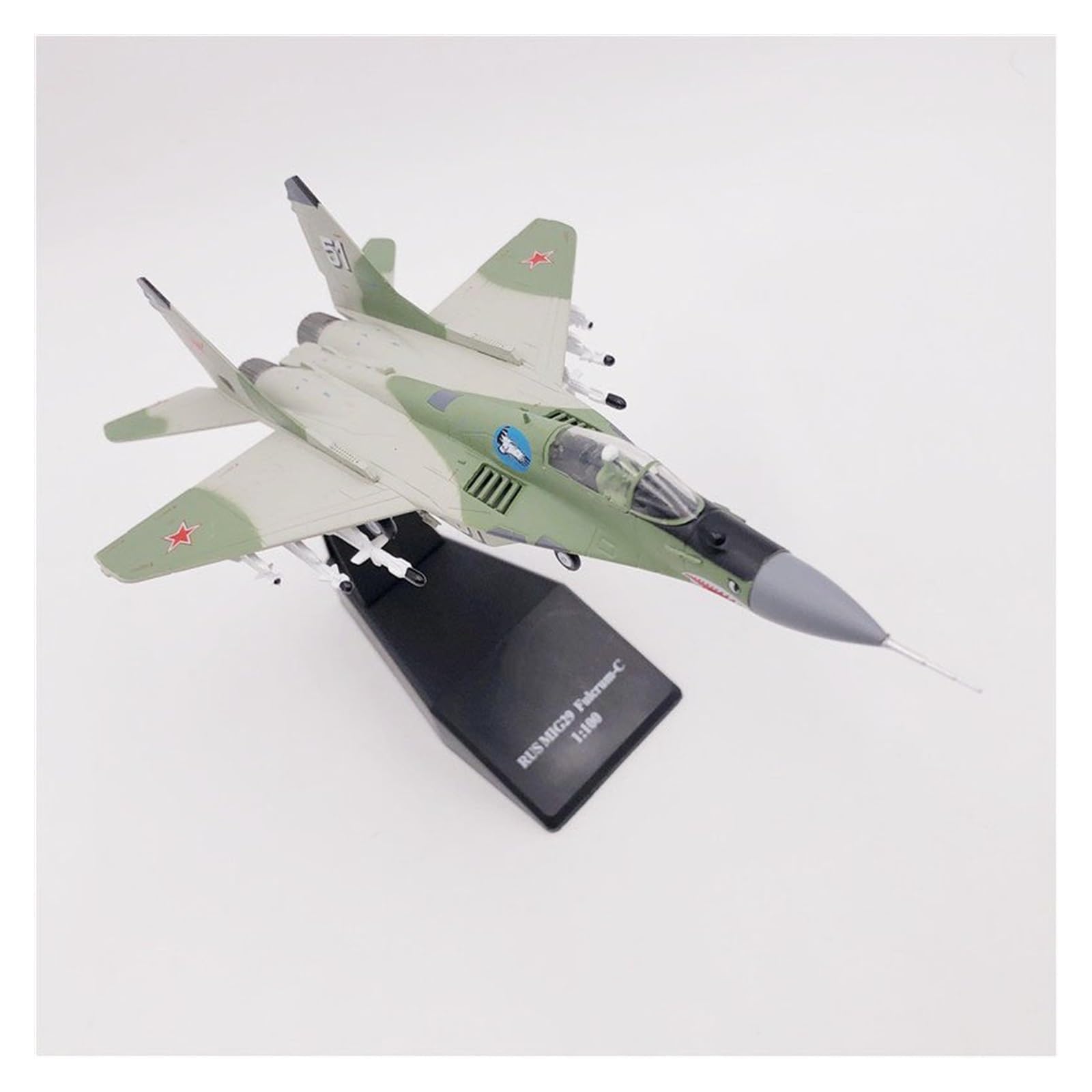 1:100 Adatto Per MIG-29 Diecast Metal Simulation Aircraft Model Scale Collezione Di Aerei Da Combattimento Regali Kit di gioco per Hobby
