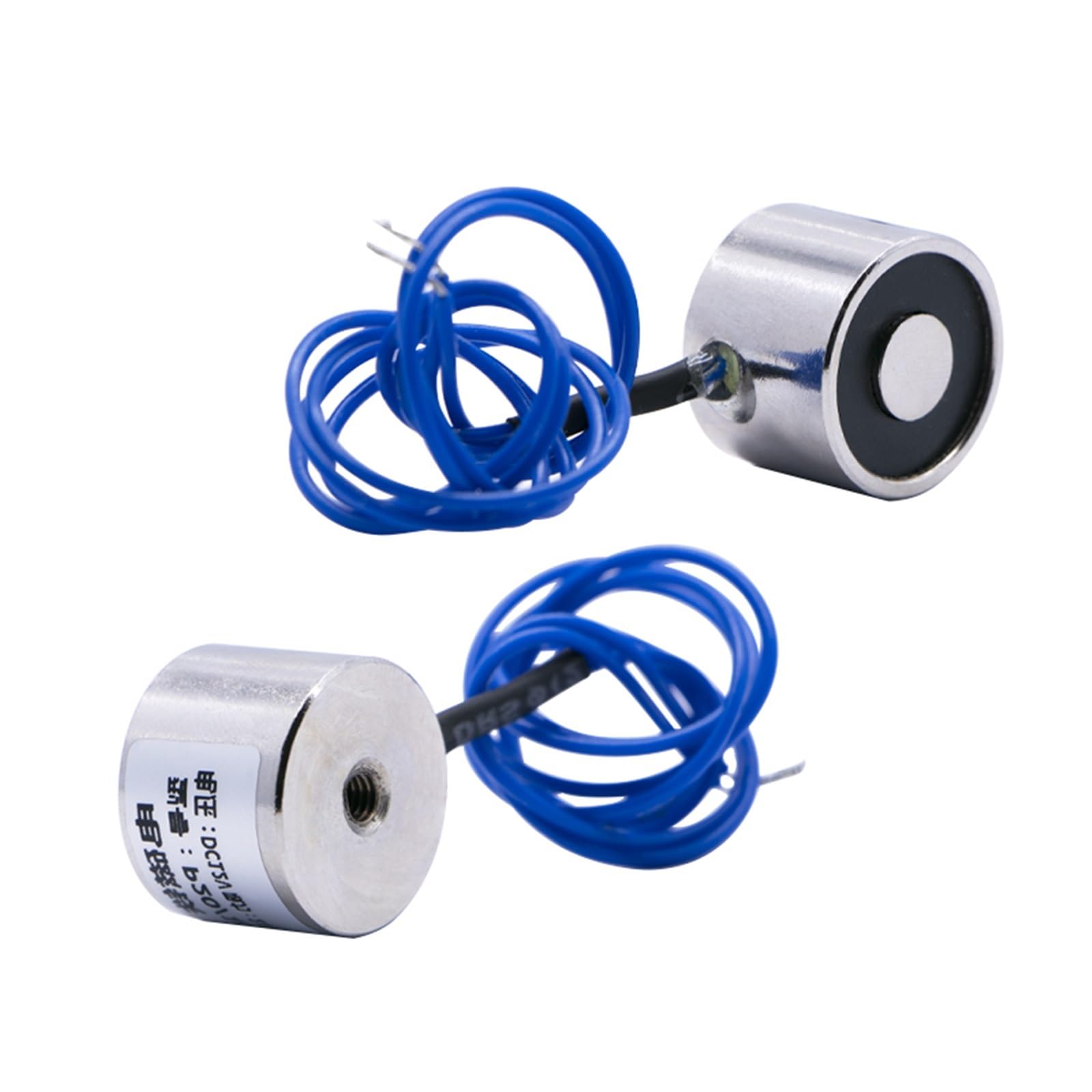 Électroaimant cylindrique DC 12V 24V mini aimant de levage puissant