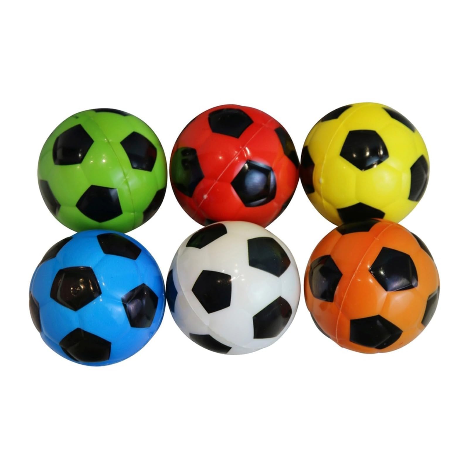 FAMBIZ Mini Football, Lightweight, Soft Grip, Durable Construction, Random Colour, Strong, Long-Lasting, Ideal for Recreational Games, Family Gatherings, Picnics, Fitness Activities (Pack of 24)