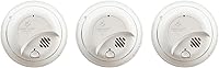 First Alert 9120B 3-Pack Hardwired Smoke Alarms with Battery Backup - Ionization Sensor, Interconnectable, Nuisance Alarm Reduction