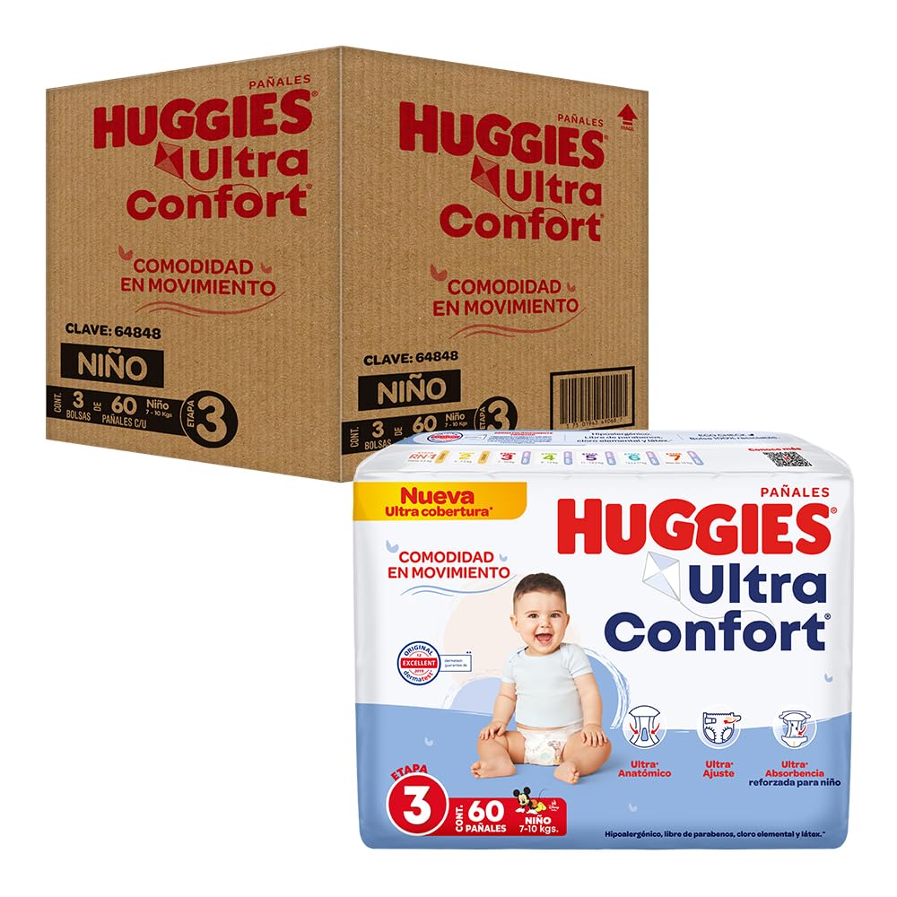 Ultraconfort Rn Bolsa De PaÃ±ales Huggies Recien Nacido Pañales - Main Image