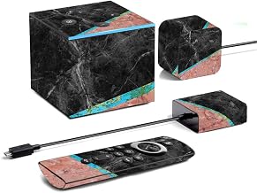 MightySkins Skin Compatible with Amazon Fire TV Cube (2019) - Cut Marble | Protective, Durable, and Unique Vinyl Decal wrap Cover | Easy to Apply, Remove, and Change Styles | Made in The USA