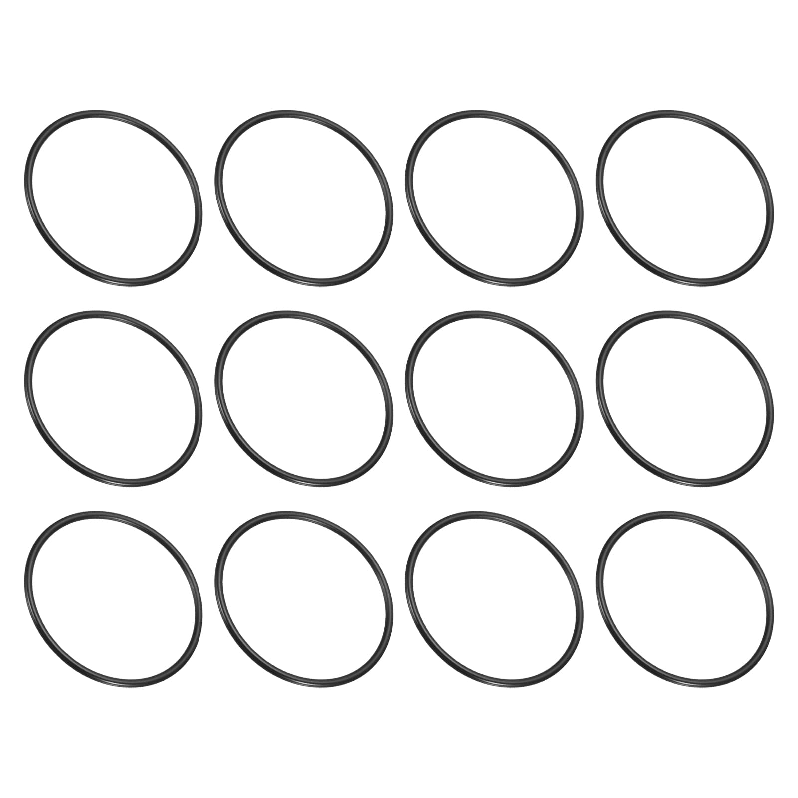 uxcell 12Pcs AS-234 O-Rings, Nitrile Rubber O-Rings 3" ID 3-1/4" OD 3/16" Width for Faucet Plumbing Machine Sealing Automotive Repair, Tail Cap Assembly, 70 Durometer, Black-image-47