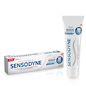 Sensodyne Repair Protect Whitening Toothpaste with Fluoride 3 4 oz Pack of 9