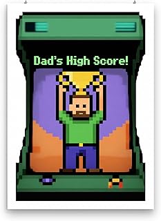 Game Over Retro Pixel Art Poster - 13x19 Gloss Paper Finish - Wall Decor...