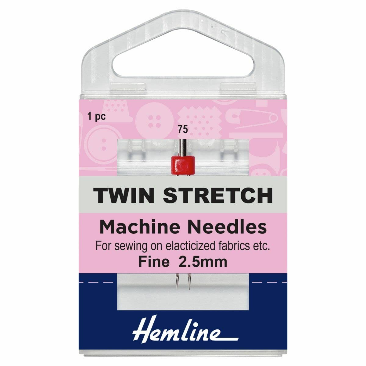 Hemline Twin Stretch Sewing Machine Needles