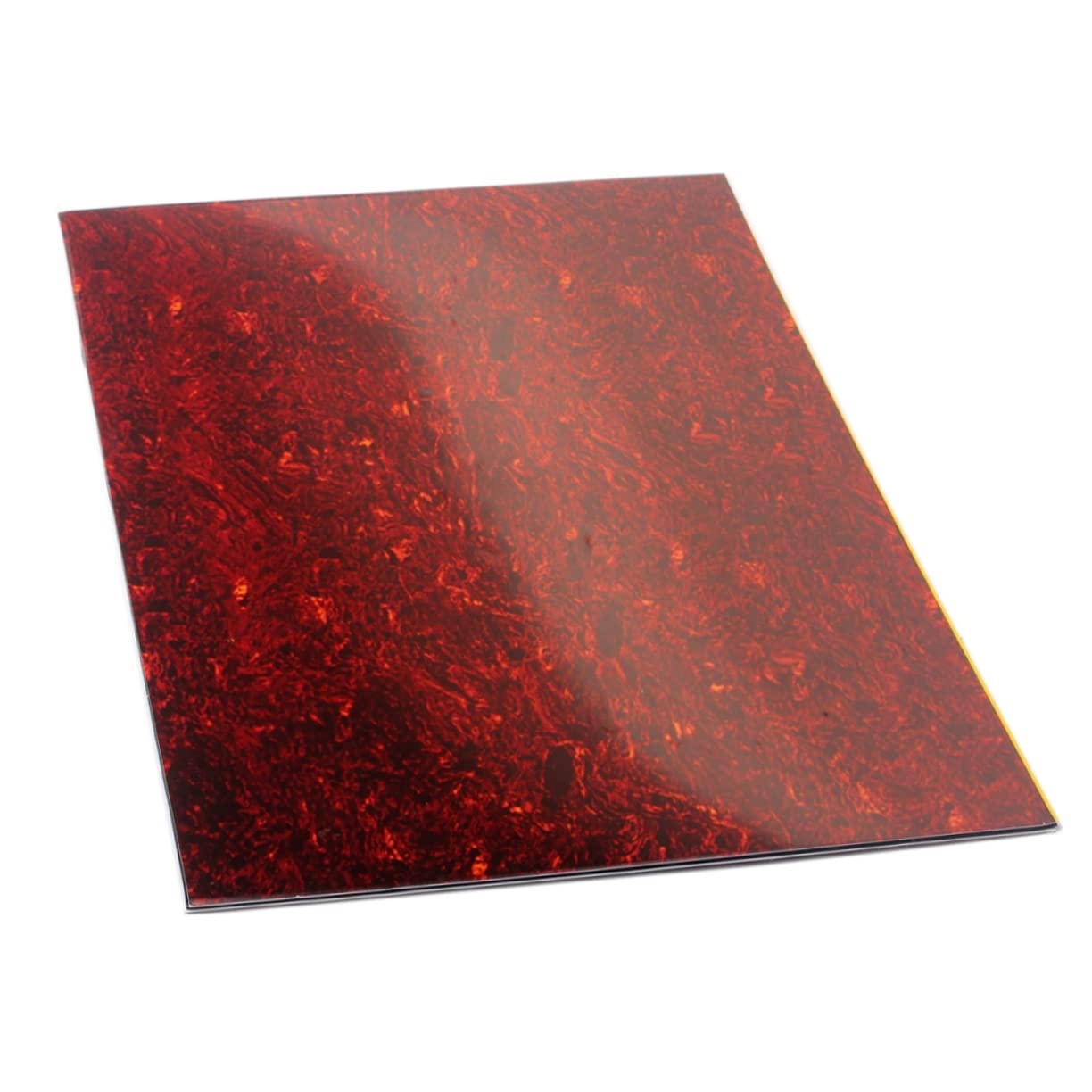 LIFKOME Bass Pickguard Blank Plate in Old Tortoise Shell 44x29cm Self-adhesive Heat Resistant Non-warping Guitar Accessory