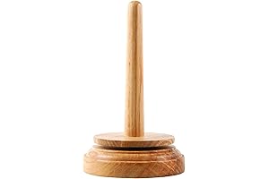 Skein Holder Yarn Storage Wood Spinning Wool Holder for Knitting and Crochet...