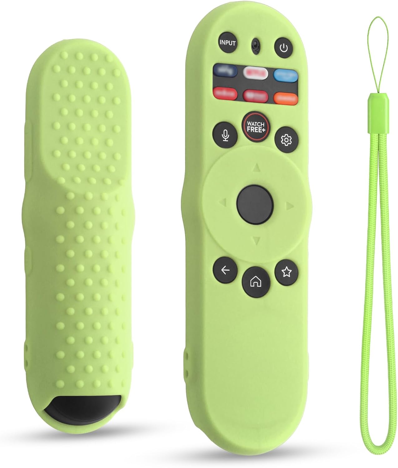 Cover for Vizio Smart TV Remote XRT270 2023, Silicone Protector Case Replacement for Vizio Remote Control XRT270, Shockproof, Glow in Dark Green (Glow Green)