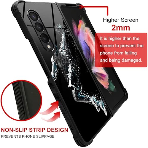 Miniatura 2 de Funda compatible con Samsung Galaxy Z fold 3 5G, jugador de baloncesto 10 Galaxy Z fold 3 5G para niños y hombres, funda de TPU suave a prueba de
