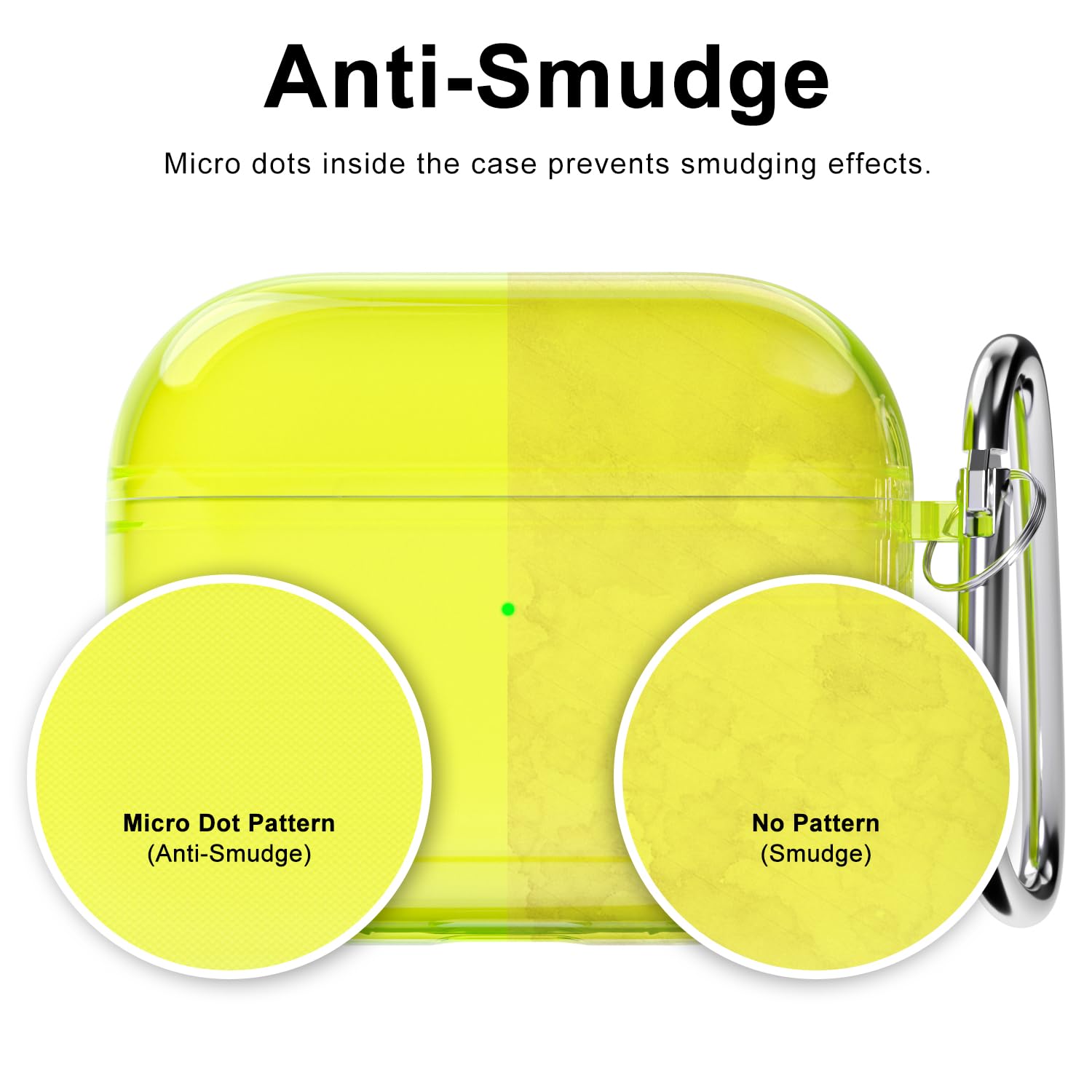 Svanove for Airpods 4 Case Clear Hard, Transparent Simple Cute Airpods 4th Generation Case with Keychain, Girly Y2k Aesthetic Trendy Airpods Cover Accessories for Women Girl, Neon Hot Pink — view 206