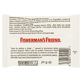 Fisherman's Friend mit Zucker extra stark, 24er Pack (24 x 25 g Beutel)