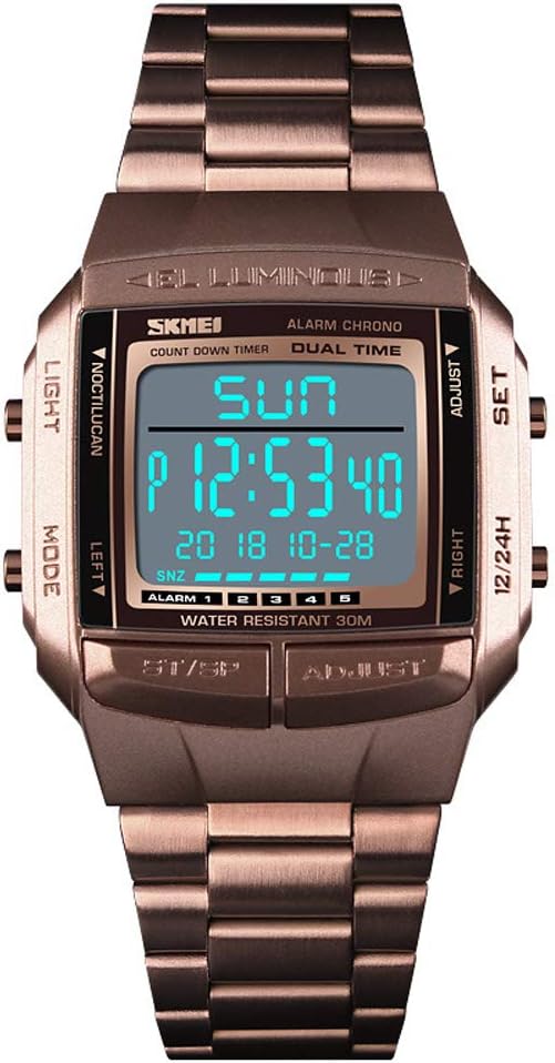 orologio sportivo per uomini display digitale ip68 impermeabile