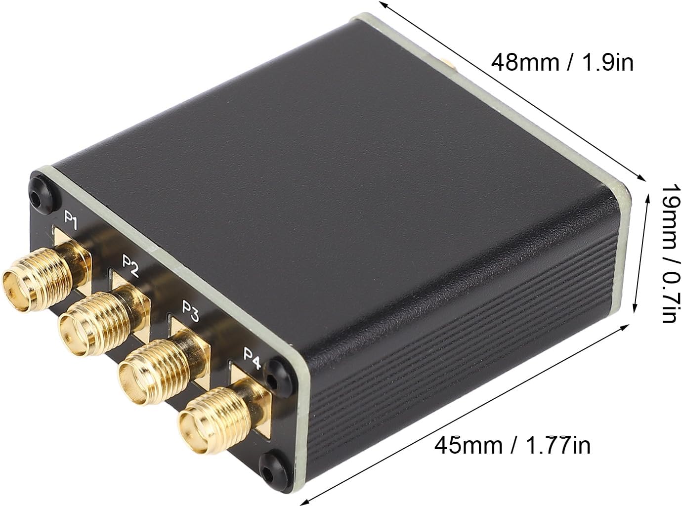 Active RF Isolation Distributor, 100kHz‑300MHz Wide Frequency Range, Isolator at Input, GPSDO Signal Source RF Distribution Device for Radios, Antennas, Clock Sources and More