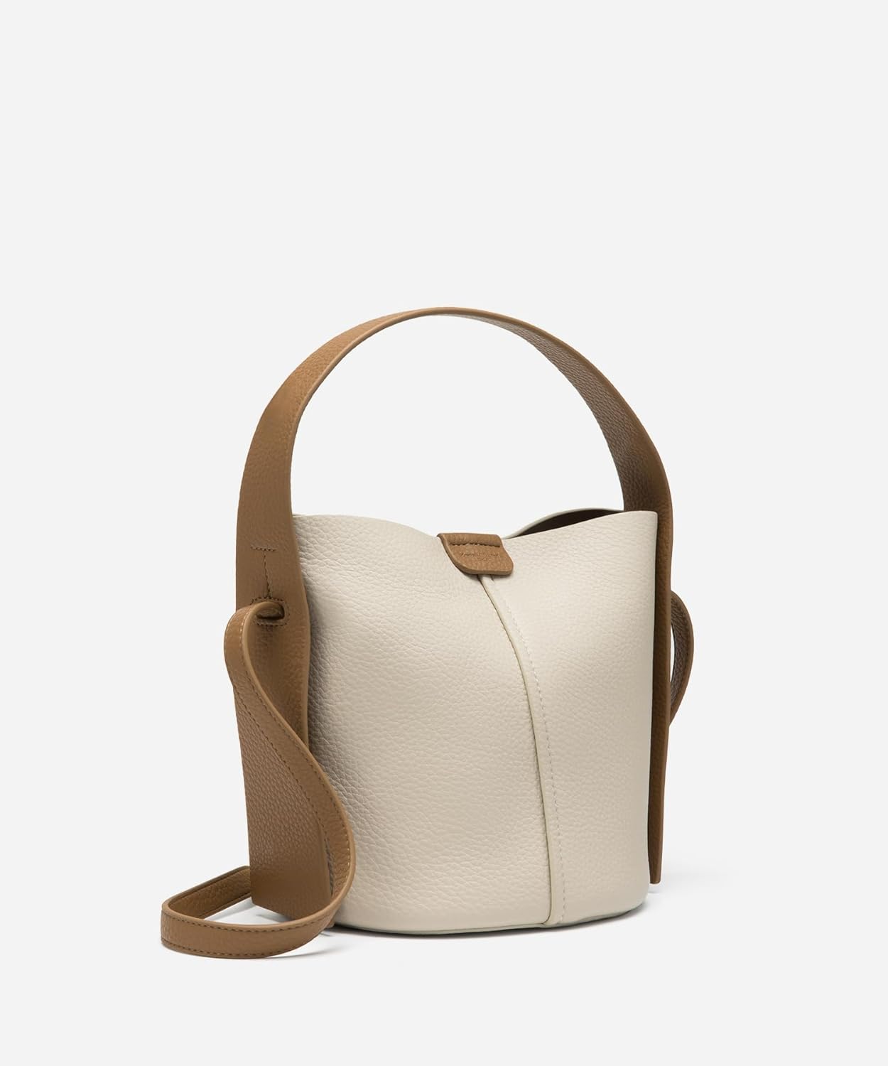 NEWBELLA Women's Bucket Bag - Square Top Handle Satchel with Crossbody Strap, Shoulder Bag for Work & Daily Commute - Image 3