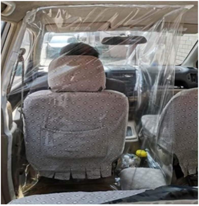 Yx-outdoor Protective Cover Partition Curtain for Taxi 4.6 feet 6.9 feet (1.4 x 2.1meters) Driver's seat Isolation Film