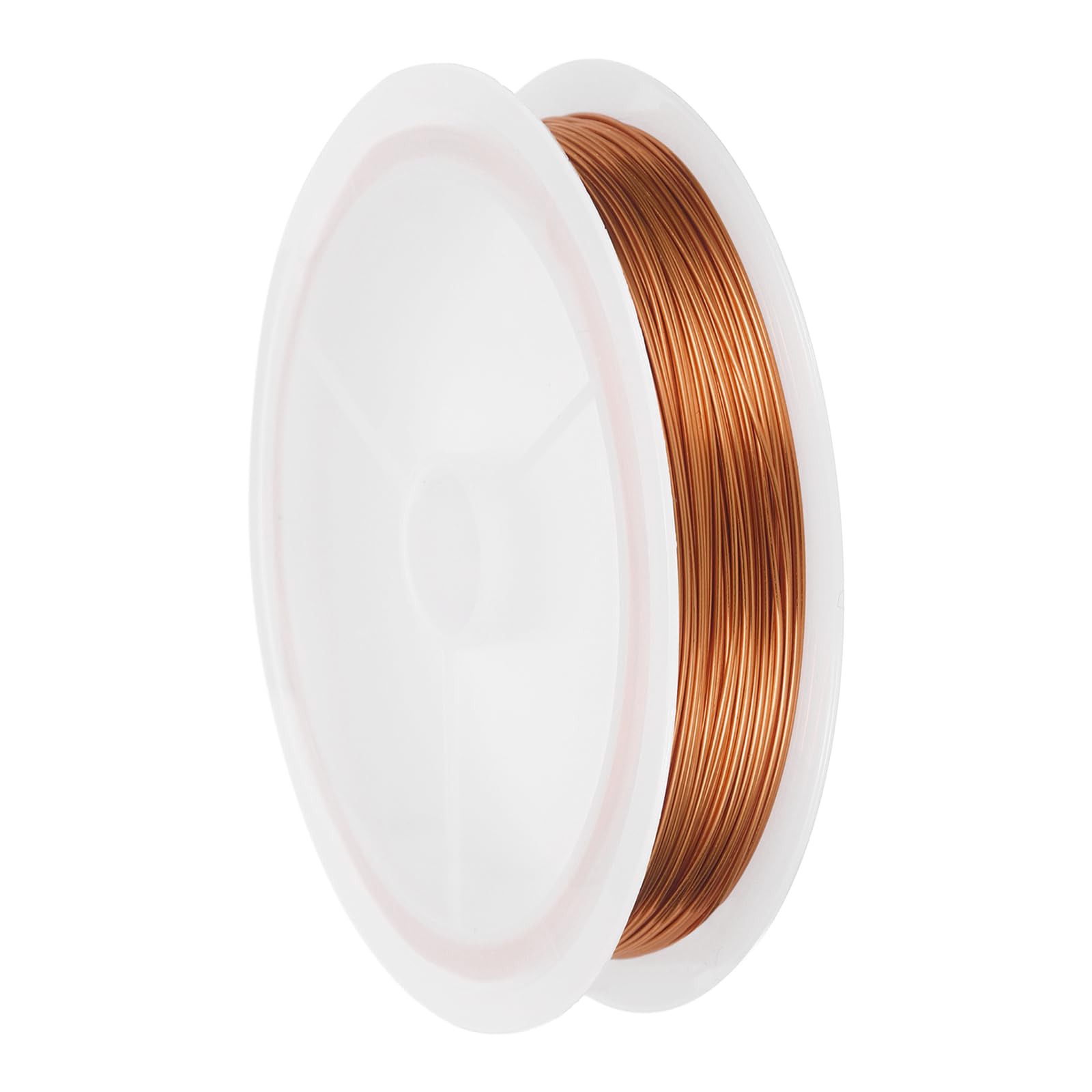 sourcing map 24 Gauge(0.5MM) Copper Wire for Jewelry Making Copper 60M