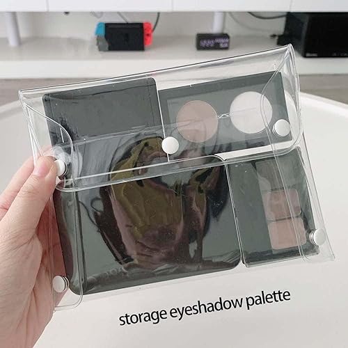 Miniatura 6 de YSSZAM Transparent Mini PVC Makeup Bag Small Clear Plastic Cosmetic Organizer Bag Pouch with Snap Closure Cosmetic Bags for Vacation Travel,