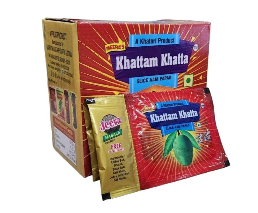 Khattam Khatta Aampapad with salt | Sweet and Tangy | Pack of 30 sachets | 90s Candy |Real Mango Pulp | Kid friendly | Mango Candy (B0DCK9SZB8) Amazon Price History, Amazon Price Tracker