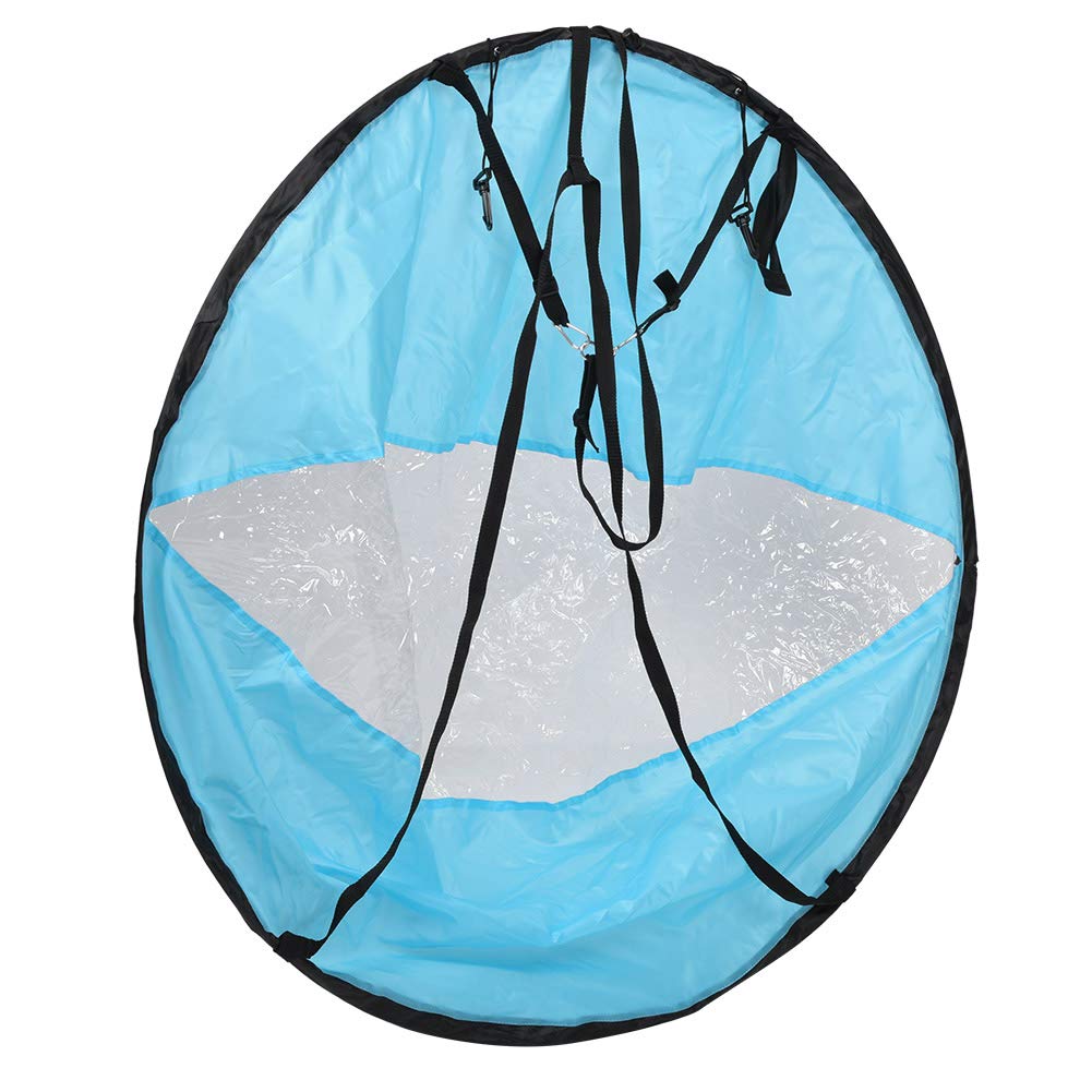 Pyhodi Vele per Kayak, Vela per Kayak Resistente da 108 Cm Kit per Vele per Kayak Pieghevole Sottovento e Vela per Paddle per Vento di Bolina, Vela per Kayak Accessori per Paddle Board