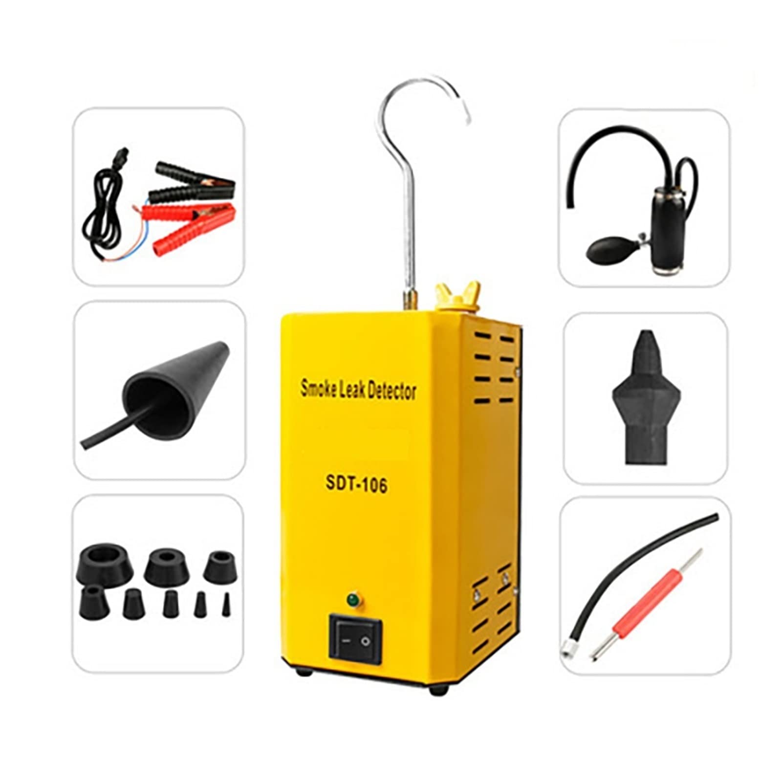 Máquina de humo automotriz for coche, generador, detección fugas, Detector, diagnóstico, reparación automóviles 12V,Confiable(SDT-106)