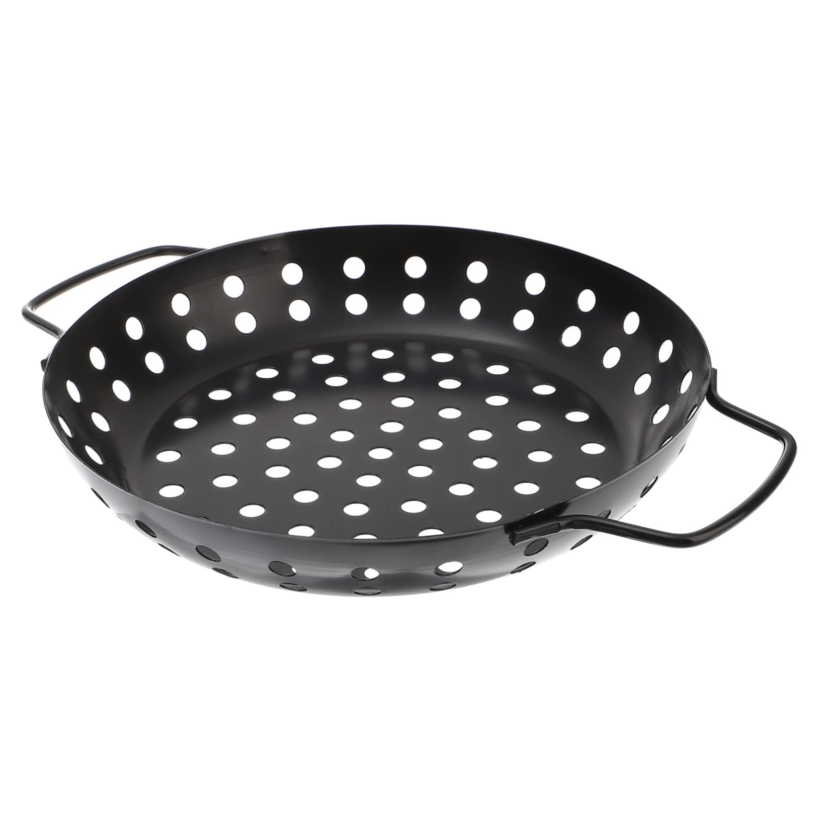 Gogogmee Outdoor Bbq Non Stick Grilling Tray Durable Griddle Plate with Large Holes for Even Cooking for Home and Outdoor Barbecue