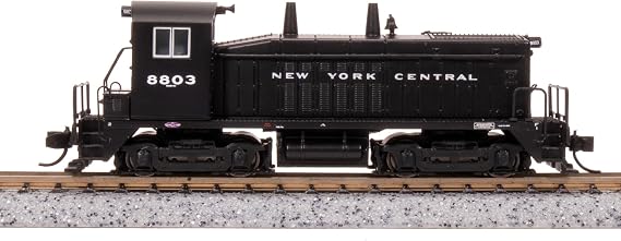Broadway Limited 7497 EMD NW2, NYC 8809, Black w/White, Paragon4 Sound/DC/DCC, N Scale