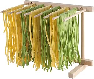 Eppicotispai natural beechwood collapsible pasta drying rack made in Italy