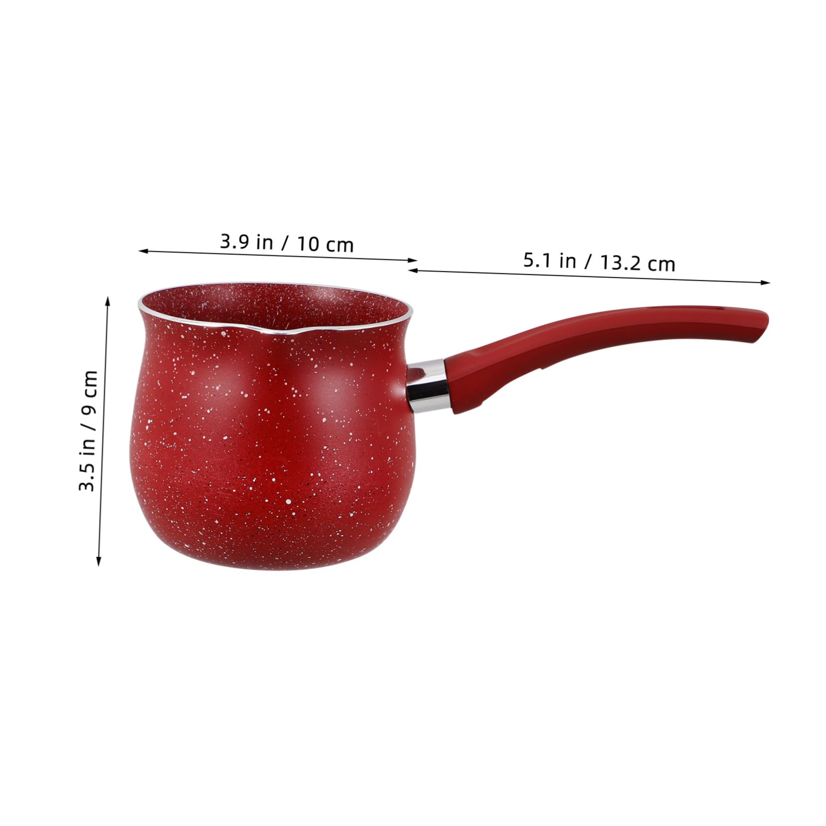 Garneck Small Saucepan for Stove Heating Pot Greek Pot Stainless Steel Butter Warmer Kitchen Essential