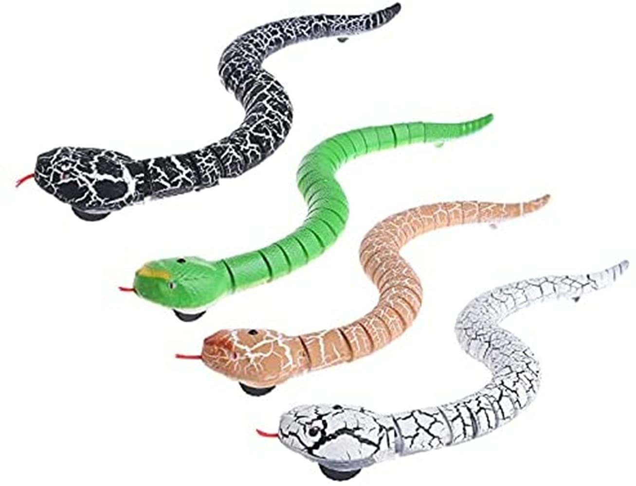 Amazon | ヘビ おもちゃ 蛇 リモコンシミュレーション コブラ ノベルティガラガラ ヘビ リモートコントロール 蛇 おもちゃ 動く  ラクタブルファストムーブスネーク 動物のトリック 恐ろしいいたずら玩具 電気ヘビ おもちゃ ロボットおもちゃ ラジコンロボット ...