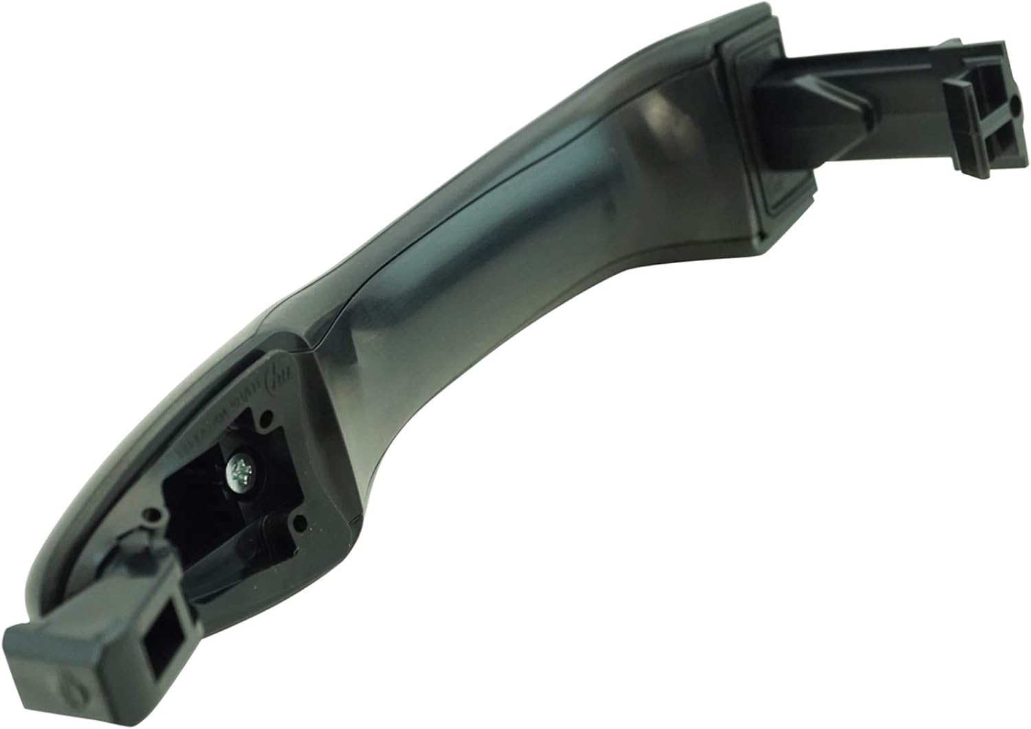 TRQ Front Right Exterior Door Handle Chrome & Black Passenger Side Compatible with 2012-2015 Kia Optima