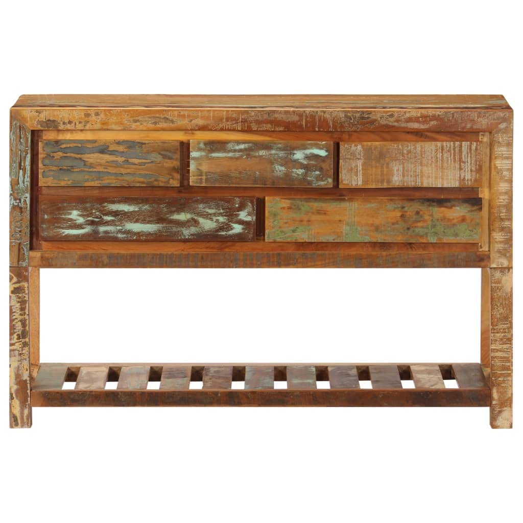 Kredens, komoda, szafka do przedpokoju, szafka do przechowywania, szafka kuchenna, do sypialni, salonu, kuchni, 120 x 30 x 75 cm, lite drewno