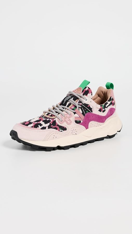 Amazon.com | Flower Mountain Women's Yamano 3 Sneakers, Camo Pink