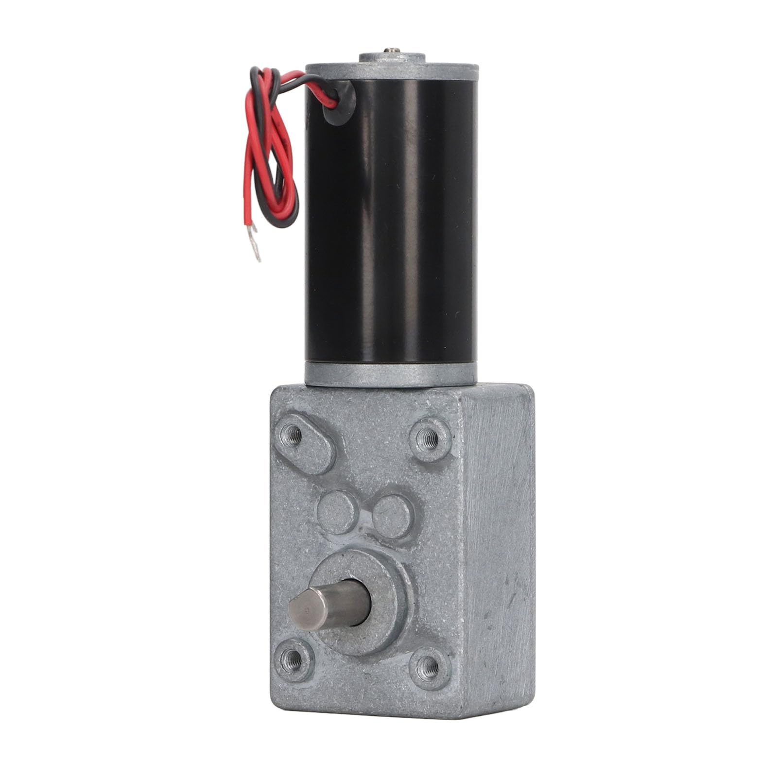 Motoriduttore a Vite Senza Fine Autobloccante DC 12V Doppio Albero Riduttore Velocità CW CCW 10 giri/min