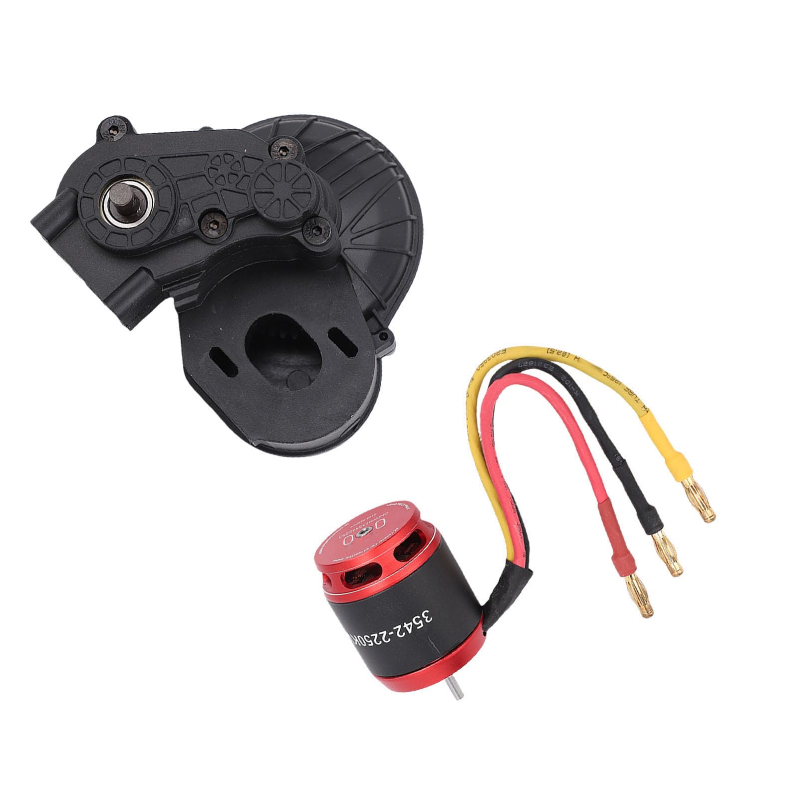 Pongnas Motore Brushless di Ricambio 3542 per Auto Cingolata SCX10 II 90046/10 RC – Motore Outrunner a Bassa velocità da 2250 KV con Albero da 3,17 Mm e Spina a Banana da 4,0 Mm
